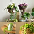 thumbnail image 5 of ZOELNIC 2pcs Artificial Succulents Hanging Plants Fake String of Pearls for Wall Home Garden Decoration, 5 of 5