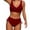 Wine, variant on Atogsazn Plus Size Swimsuit for Women One Piece Bathing Suit Printed Swimwear Tummy Control Swimsuits Blue XS