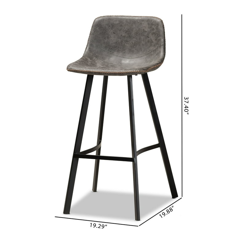 Rustic grey bar stools outlet