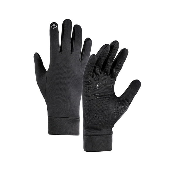 Polyester Material Sports Gloves Antis Slip and Wear-resistants Touch Screen Gloves and Water-resistants Riding Running and Fishing Gloves