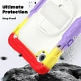 thumbnail image 4 of Funda para Samsung Galaxy Tab A11 de 8,7 pulgadas (2025) y Galaxy Tab A9 de 8,7 pulgadas (2023), resistente, a prueba de golpes, con soporte giratorio de 360° y correa de mano/bandolera, 4 of 9