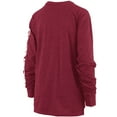 thumbnail image 3 of Women's Pressbox Crimson Oklahoma Sooners Plus Size Two-Hit Canyon Long Sleeve T-Shirt, 3 of 4