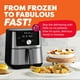 thumbnail image 5 of Instant Vortex Plus 4QT Air Fryer, Custom Program Options, 6-in-1 Functions Crisps, Broils, Roasts, Dehydrates, Bakes, Reheats, 100+ In-App Recipes, from the Makers of Instant Pot, Stainless Steel, 5 of 5