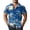 Dark Blue, variant on Hawaiian Shirt for Men Sailboat Print Short Sleeve Button Down Summer Shirt Fashion Beach Shirt for Holiday