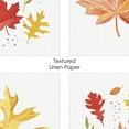 thumbnail image 7 of Big Dot of Happiness Fall Foliage - Unframed Autumn Leaves Linen Paper Wall Art - Set of 4 - Artisms - 8 x 10 inches, 7 of 7