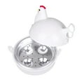 thumbnail image 2 of egg cookware egg poacher kitchen egg cooker egg cooking poacher microwave oven egg steamer, 2 of 9