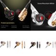 thumbnail image 3 of QKZ CK8 Earphone Double Unit Drive 3.5mm In Ear Headset Dual-Dynamic HiFi Wired Gaming Music Microphone Earbuds, 3 of 9