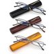 thumbnail image 1 of 3 Pack Slim Pocket Reading Glasses For Men Women Blue Light Blocking Compact Readers Spring Hinge Me-Yvan, 1 of 5