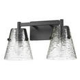 thumbnail image 3 of 1101-2V-MB-Z-Lite-Analia - 2 Light Bath Vanity In Modern Style-9.25 Inches Tall and 16.5 Inches Wide-Matte Black Finish, 3 of 7
