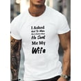 thumbnail image 1 of Camiseta de algodón puro para hombre God Wife G500, ajuste cómodo, camiseta deportiva de ocio, 1 of 5