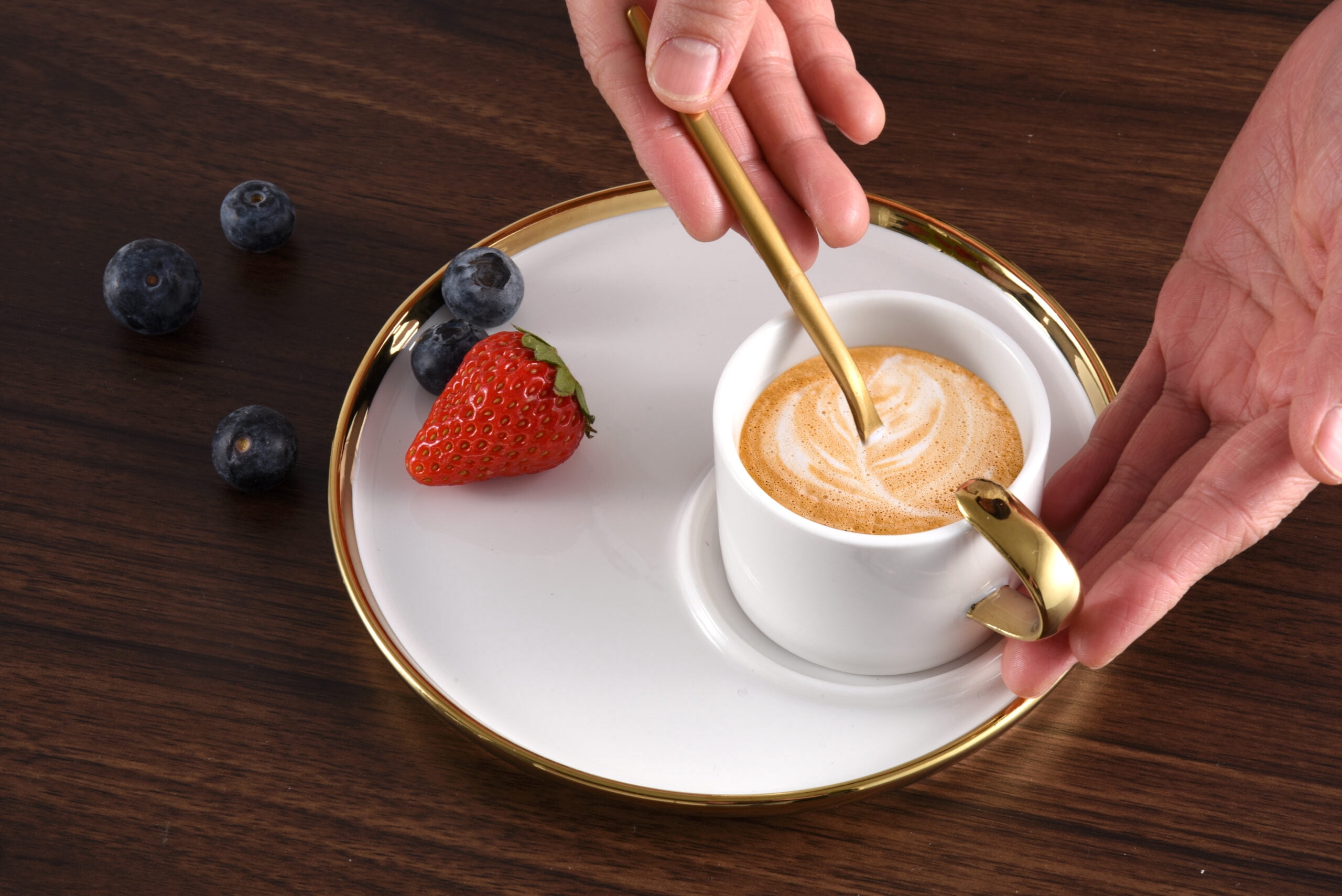 Pampa Bay for Coffee Lovers Espresso Cup and Plate