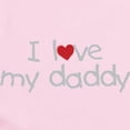 thumbnail image 2 of CafePress - I Love My Daddy Infant Bodysuit - Baby Light Bodysuit, Size Newborn - 24 Months, 2 of 4