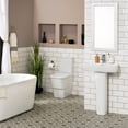 thumbnail image 5 of Design House 16" x 4.75" x 30" Wall Mounted 1-Door Mirrored Bathroom Medicine Cabinet, White, 5 of 15