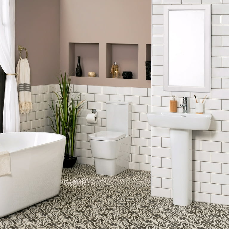 TAPA WC MDF CON CAIDA AMORTIGUADA - BLANCO - Sugar Decor