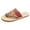 Red, variant on Women's Slip on Flat Sandals Printing Toe Ring Beach Slides Plantar Fasciitis Wide Width Travel Slippers Shoes Size 8 Red