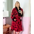 thumbnail image 4 of Classic Moose Lazy One Ultra-Cozy Bathrobes for Women, Animal, Cabin (L/XL), 4 of 7