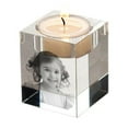 thumbnail image 1 of Personalised 3D Crystal Candle Holder Custom Christmas Birthday Wedding Gi, 1 of 1