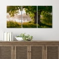 thumbnail image 4 of wall26 Canvas Print Wall Art Set Oak Tree Near The Misty Forest Lake Nature Wilderness Photography Realism Chic Scenic Relax/Calm Multicolor for Living Room, Bedroom, Office - 16"x24"x3 Pan, 4 of 7