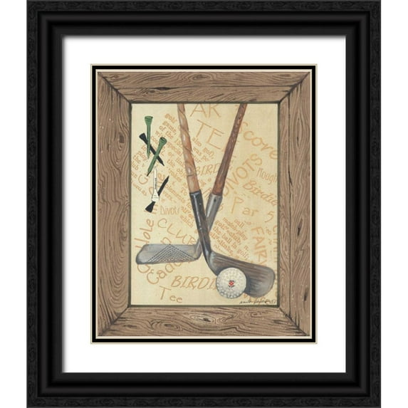 Phillips, Anita 20x24 Black Ornate Wood Framed with Double Matting Museum Art Print Titled - Iron