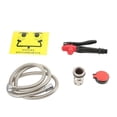 thumbnail image 1 of Station de lavage oculaire montée sur robinet, pulvérisateur de lavage oculaire 1 port avec interface DN15 pour laboratoire usine, 1 of 4