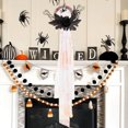 thumbnail image 1 of Colgador de Puerta de Halloween, Letrero de Halloween para Interiores Y Exteriores, Decoración Colgante de Pared para Jardín, Sala de Estar, Fiesta, P 88x32cm con arañas, 1 of 8