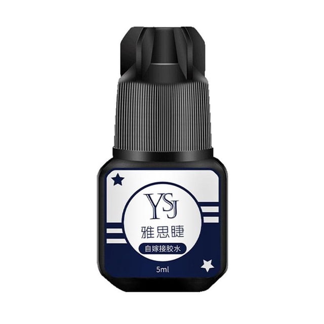 Colle pour Cils 5 ml Imperméable Séchage Rapide Adhésif Faux cluster Colle pour Cils Faux Cils Extensions de Cils