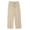 Khaki@GC@, variant on CONZONE Boys Baggy Cotton Linen Pants Straight Leg Jogger Pants For Child Elastic Waist Solid Color Athletic Trousers With Pockets
