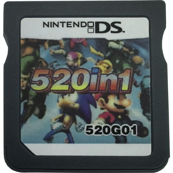 520 in 1 Games - DS Games, NDS Game, Card, Cartridge - for DS, NDS, NDSL, NDSi