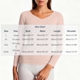 thumbnail image 4 of Long Sleeve Shirts for Women V Neck Thermal Underwear Tops Double Brushed Seamless Soft Warm Fall Winter Base Layer,Sizes S-3XL, 4 of 6