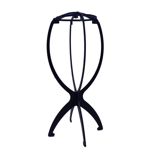 Vogacara Soporte para peluca plegable de plástico para organización de colección de pelucas para mujer Soportes para peluca fáciles de Type3 NO3