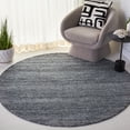 thumbnail image 5 of SAFAVIEH Mirage Lecia Striped Polyester Area Rug, Dark Gray/Ivory, 4' x 6', 5 of 5