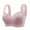 Purple, variant on Bigersell Womens Push Up Lace Bra Full-Coverage Wireless Bras for Women Smooth Comfort Soft Straps Padded Bralette Back Hook and Eye Closure Wire-Free Everyday Bra Underwear Black L