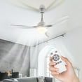 thumbnail image 3 of Costway Ventilateur de Plafond 48 Pieds' avec Télécommande, Lumière LED Dimmable, Pales Réversibles Modernes, 3 of 10