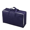 thumbnail image 2 of Hovmgk Thickened Large-Capacity Non-Woven Fabric Duvet Storage Bag, Portable Moving Sack with Reinforced Handles for Bedding, Clothes, Pillows & Seasonal Organization, Navy Blue, 2 of 6