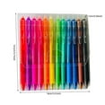 thumbnail image 4 of Meitianfacai 12pcs Multi-color Erasable Pens Push Pens Erasable Pens Painting Supplies Stationery 10ml, 4 of 9