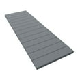 thumbnail image 6 of Ekena Millwork 12"W x 78"H True Fit PVC Horizontal Slat Modern Style Fixed Mount Shutters, Ocean Swell (Per Pair - Hardware Not Included), 6 of 9