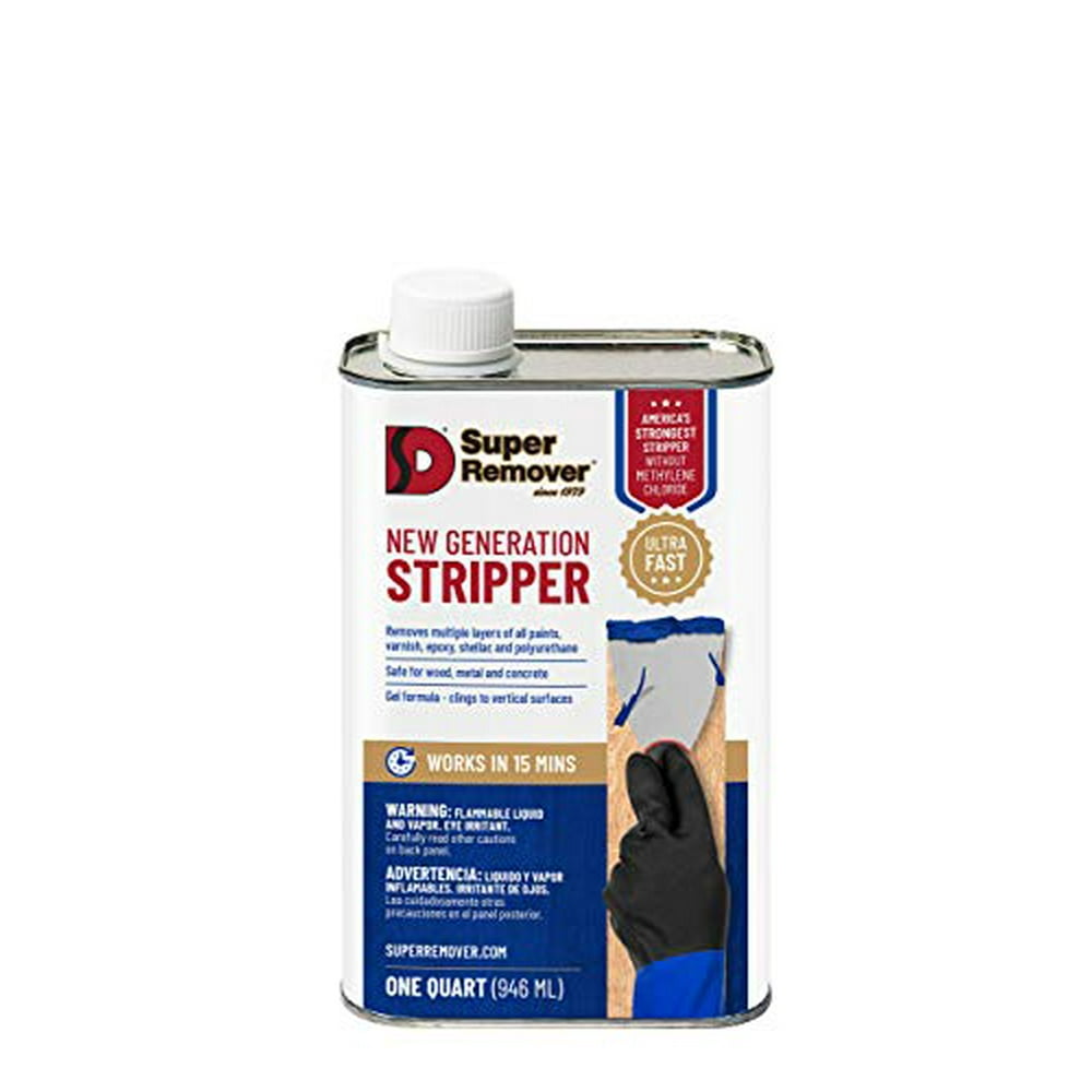 Paint Stripper (Quart 32oz) Super Remover New Generation Removes