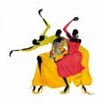 thumbnail image 3 of Kelly, Shan 15x15 Black Modern Framed Museum Art Print Titled - Go Sally Go!, 3 of 5