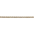 thumbnail image 2 of Auriga Fine Jewelry 14K Yellow Gold 2.5mm Extra-Light Rope Chain Bracelet 7 inch for Women, 2 of 6