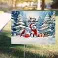 thumbnail image 4 of Merry Christmas Siberian Husky Enjoys Woofmas Winter Xmas Holiday Yard Sign Husky Dog Lover Gifts Outdoor Home Lawn Garden Porch Decor - 02022, 4 of 5