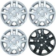 CoverTrend (Set of 4 Pack) fits 2007 2008 2009 2010 2011 2012 NISSAN SENTRA 16" INCH Replica Bolt On Hub Caps - Wheel Covers - Cap (Replaces 570-53084, 53074, 40315ZT50A, 403159AA0B, 40315ET00A)