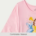 thumbnail image 3 of Disney Princess Cinderella Belle Aurora Long Sleeve Dress (Girls), Sizes 2T-10, 3 of 7