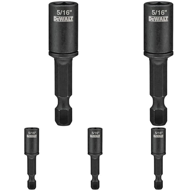 Destornillador de tuercas DEWALT DWADND516 desmontable de 5/16 pulgadas (paquete de 5)