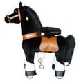 thumbnail image 2 of PonyCycle -Black Horse with white hoof (black mane) small - Age 3-5, 2 of 5