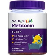 Natrol Kids Melatonin Gummies Sleep Support, 1 mg, Berry, 90 Tablets
