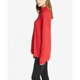 thumbnail image 3 of Sanctuary Clothing Womens Waffle-Knit Thermal Blouse, Red, Small, 3 of 5