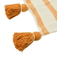thumbnail image 5 of Main + Mesa Striped Cotton Throw Blanket with Tassels, 5 of 5