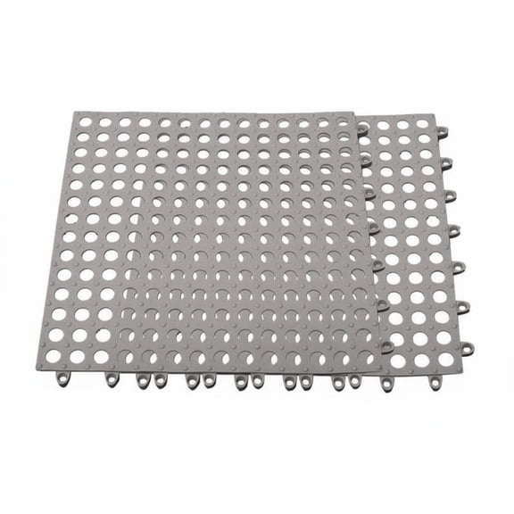 Abbraccia 2 Pcs Small Animal Cage Mat Rabbit Flooring Tile Chew Resistant Plastic with Non Skid Bottom for Bunnies Guinea Pigs and Indoor Pens