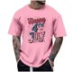 thumbnail image 2 of Tops para hombre, blusas y camisas de cuello redondo y manga corta para hombre, tops casuales de cuello redondo y manga corta con estampados especiales para hombre., 2 of 5
