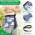 thumbnail image 4 of Yayeee Waist Apron with Pockets for Cooking Waterproof Half Server Aprons, Blue Cute Halloween, 4 of 7